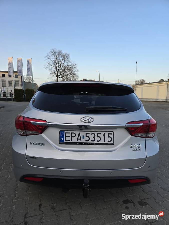 Hyundai i40 17 diesel Automat Bogate wyposażenie elektrochrom. lusterko wst. Pabianice