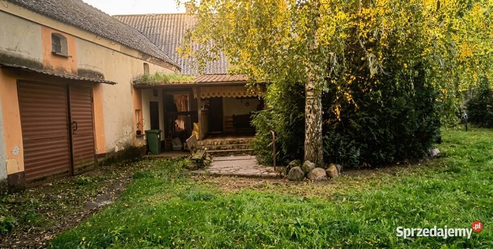 DOM Z ZABUDOWANIAMI I DUŻĄ DZIAŁKĄSKRZATUSZ 5700m2 sprzedam