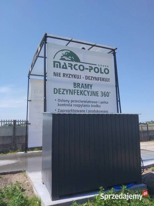 bramka dezynfekcyjna asf bioasekuracja system Żuromin sprzedam