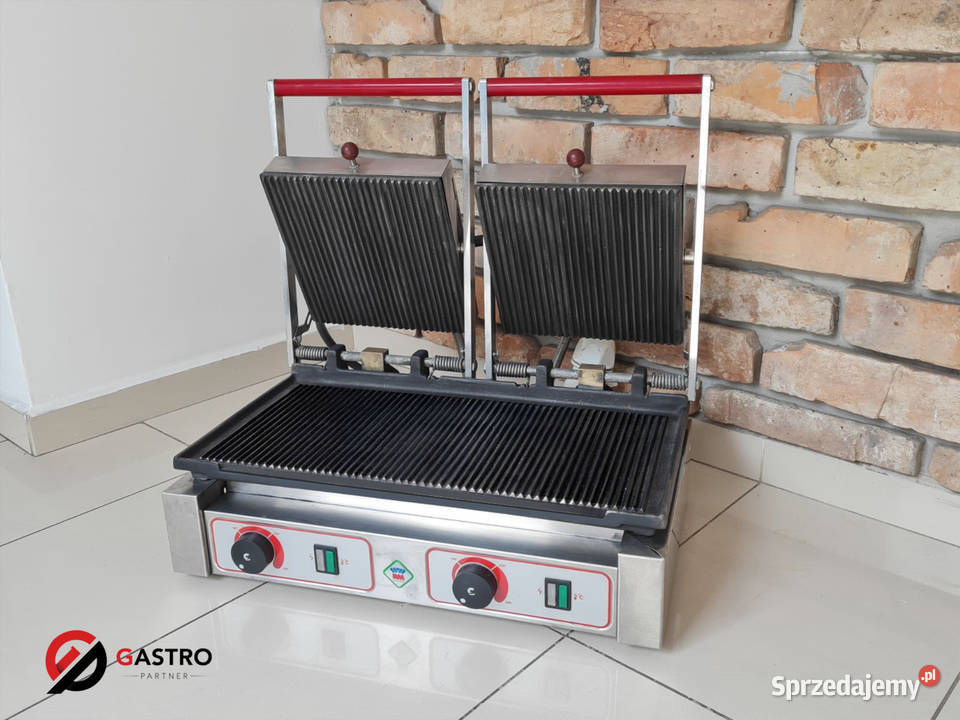 Profesjonalny grill kontaktowy podwójny firmy RM Ostrów Wielkopolski