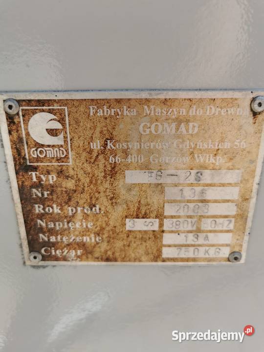 Frezarka górnowrzecionowa FG2S Czarna