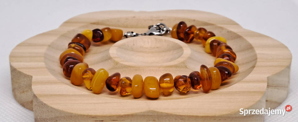 Bransoletka z bursztynu bursztyn bałtycki Warszawa