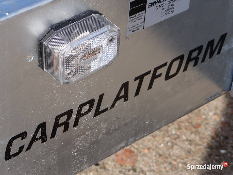 Przyczepka samochodowa Temared CARPLATFORM 41202 Jędrzejów