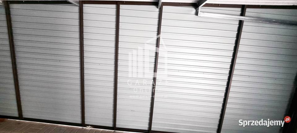 GARAŻ BLASZANY 6m x 6m spad tył 2x Brama małopolskie Bochnia