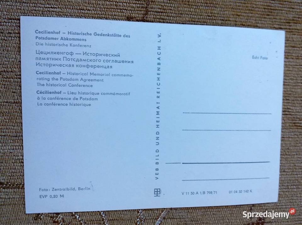 UCZESTNICY W 1945 ROKU KONFERENCJI POCZDAMSKIEJ lubelskie Piszczac