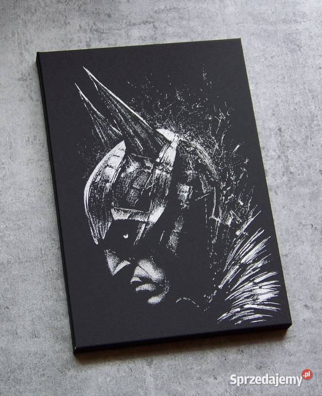 Batman Unikalny obraz ręcznie grawerowany Rzeźba