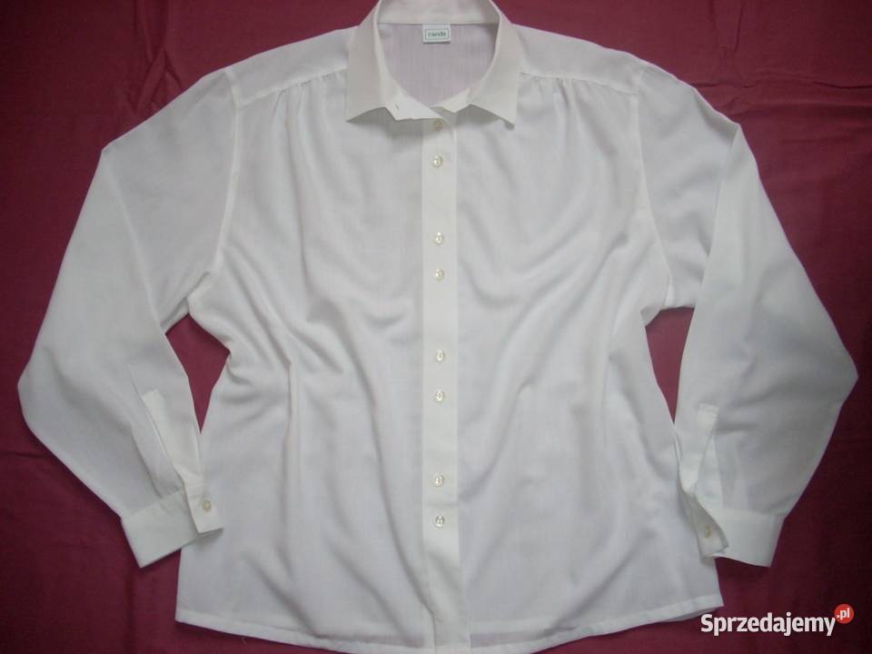 Canda CA Biała Gładka Koszula Bluzka 44 46 małopolskie