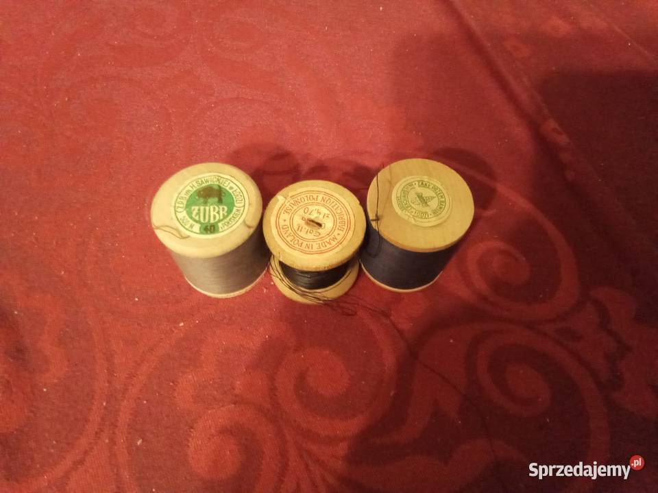 Zestaw nici PRL żubr i inne komplet sprzedam