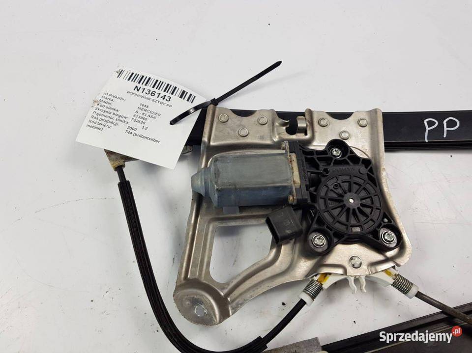 PODNOŚNIK SZYBY PP A2207200446 MERCEDES W220