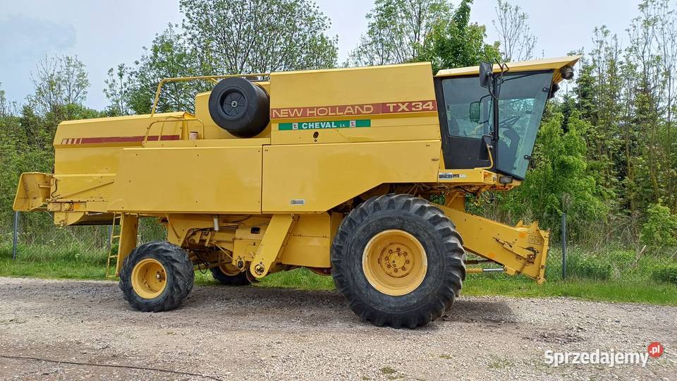 Sprowadzony Kombajn HOLLAND TX34 z sieczkarnia mazowieckie Siedlce sprzedam