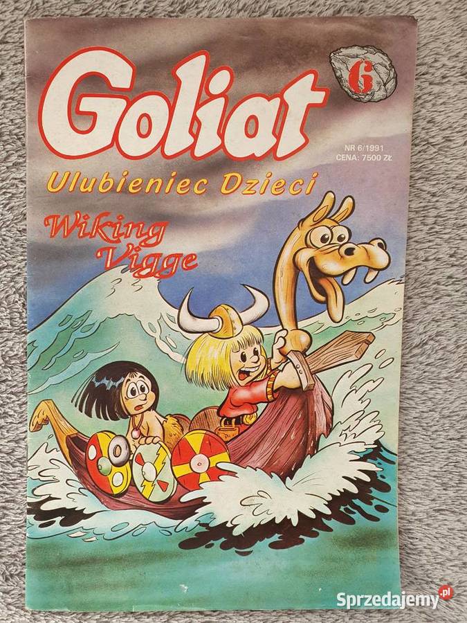 Goliat zestaw 10 komiksów dzieci lata 90te Gdynia