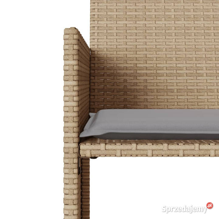 2os sofa ogrodowa ze stolikiem i stołkami beżowa Warszawa