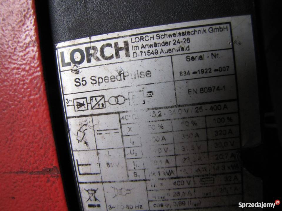 Spawarka Spawarki LORCH S5 Puls Speed P z Sosnowiec sprzedam