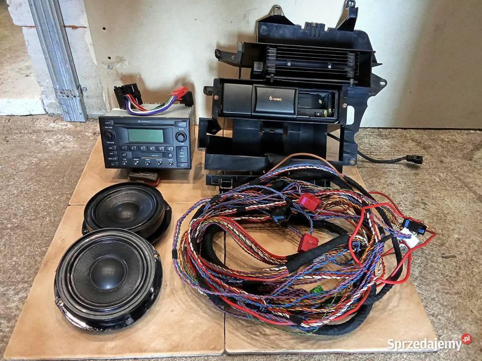 VW Passat B5 fl radio USA głośniki wzmacniacz Kamieniec Wrocławski