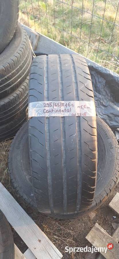 235 65 R16c Continental 2 Lato PROMOCJA Samochodowe śląskie Gliwice