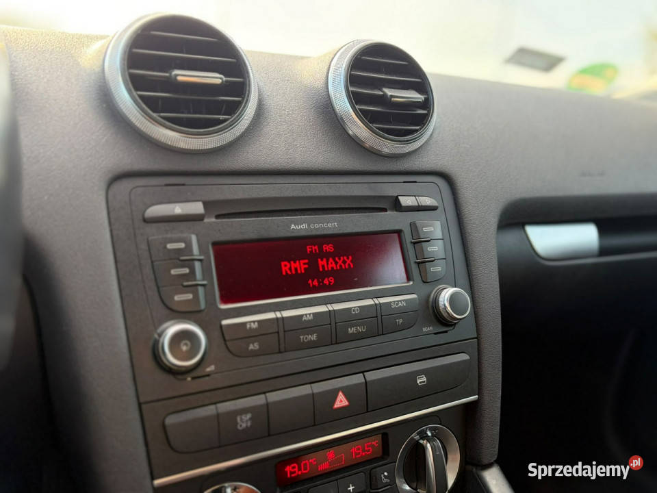 Audi A3 Sportback Automat Climatronic Rok produkcji 2009 pomorskie