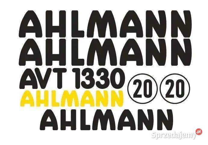 Naklejki oklejenie AHLMANN AVT 1330 Zamiennik Janików