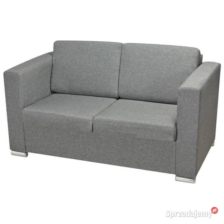 Komplet wypoczynkowy 32 jasnoszary materiał