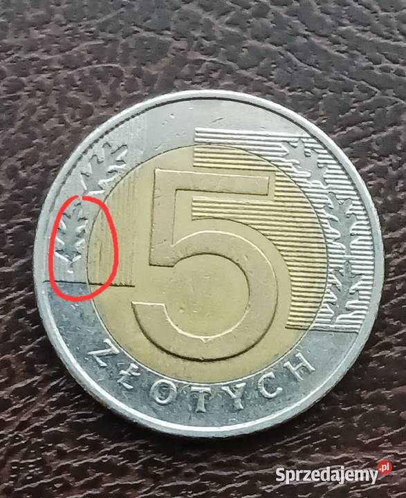 5 Złotych 2010 r Destrukt Numizmatyka Konin