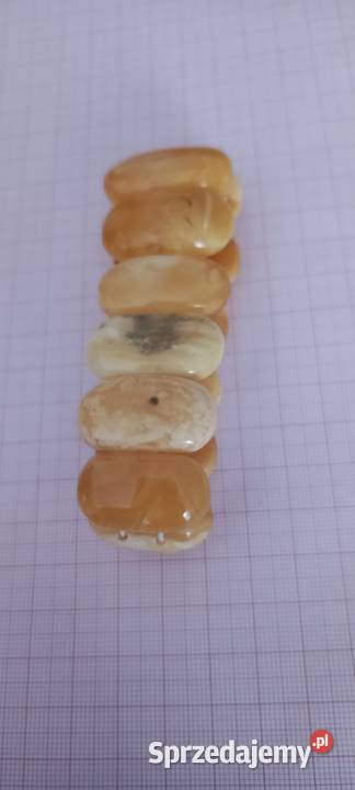 Bransoletka Bursztyn Vintage Rękodzieło Białystok