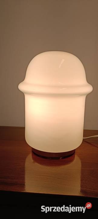 lampa stołowa szklana Karel Volf lata 70te mid Lampy stołowe i nocne Radomsko