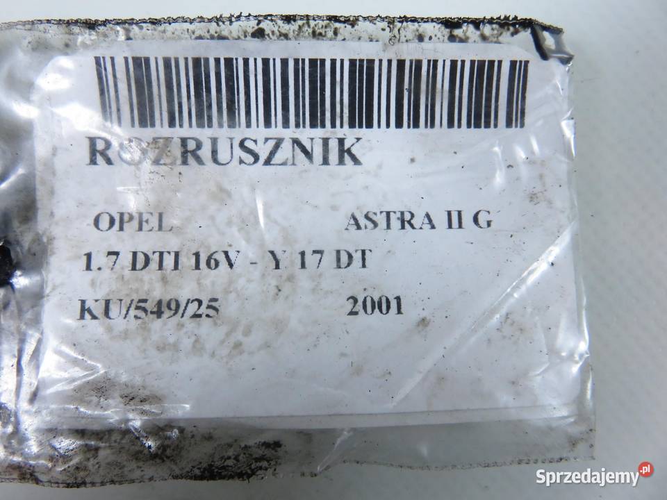 ROZRUSZNIK OPEL ASTRA II G 17 DTI 8971891181 Układ elektryczny silnika