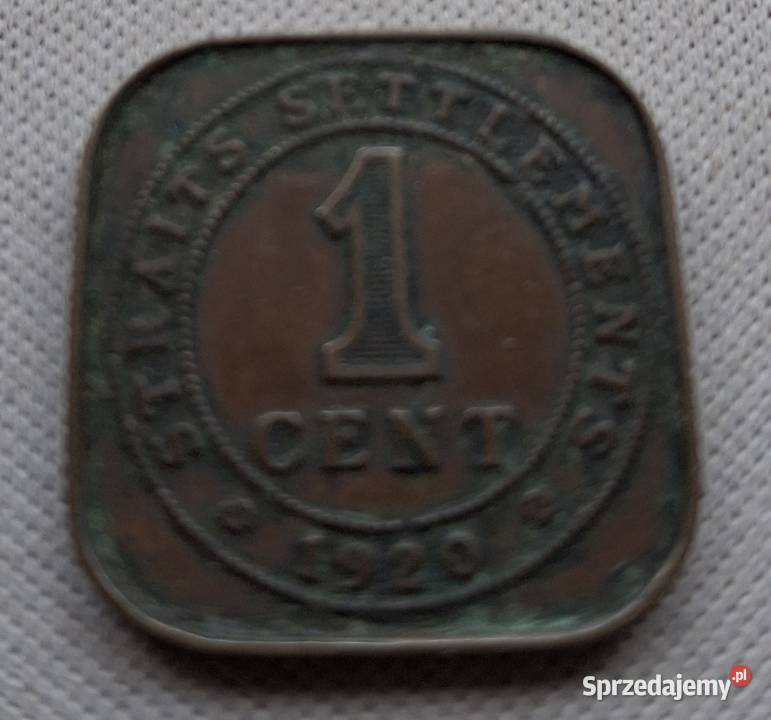 STRAITS SETTLEMENTS1 CENT1920 r mazowieckie Legionowo