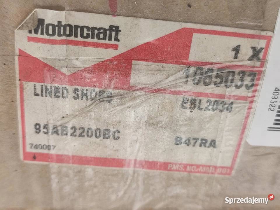 SZCZĘKI HAMULCOWE FORD ESCORT VI 18 19952000