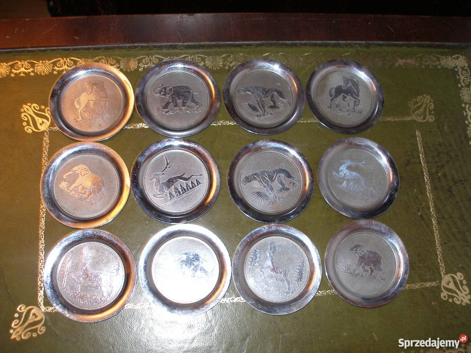 Podstawki platerowane pod szklaneczki kieliszki Warszawa sprzedam