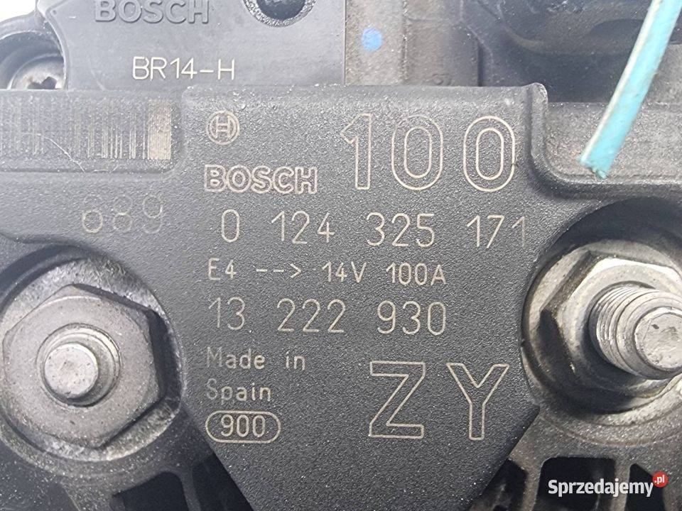 ALTERNATOR OPEL CORSA D 13222930 Części samochodowe Lipno