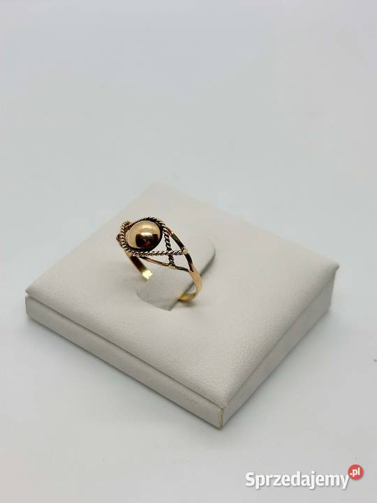 Złoty Pierścionek pr 585 085g Rozmiar 11 Elbląg