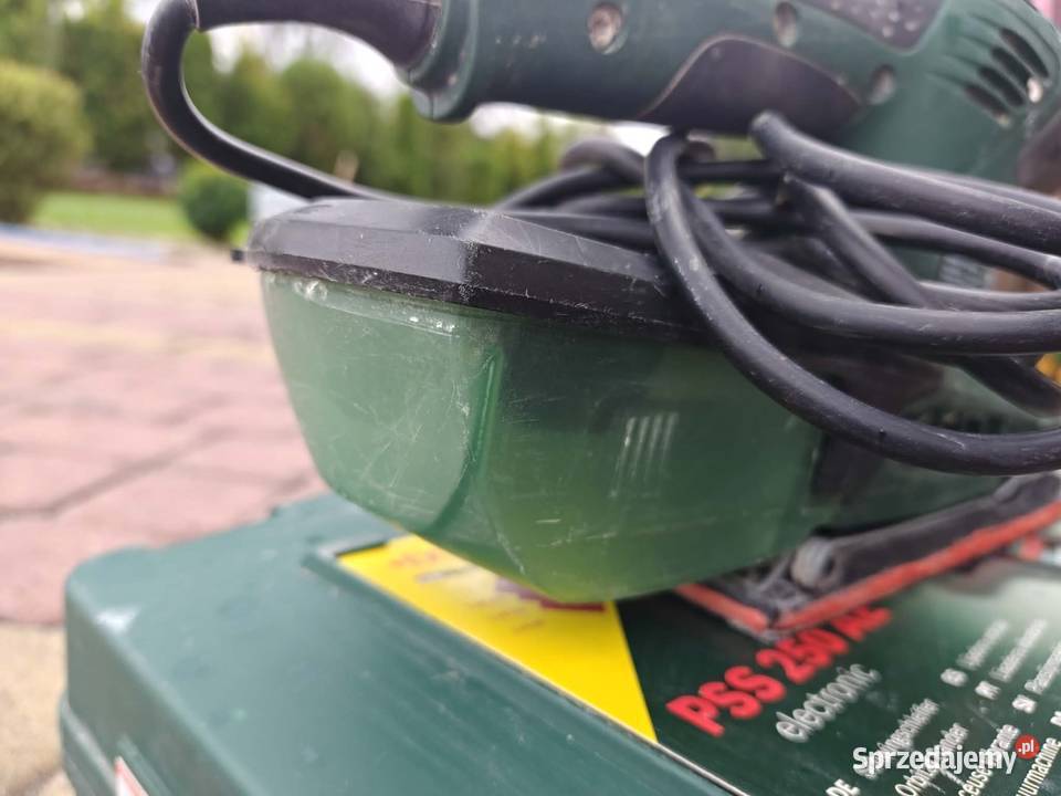 szlifierka oscylacyjna Bosch PSS 250 AE o mocy Szlifierki oscylacyjne