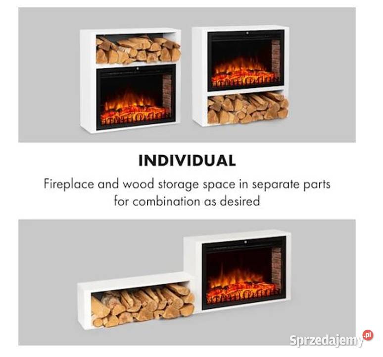Piękne kominki elektryczne prawdziwe Duży wybór Wrocław sprzedam