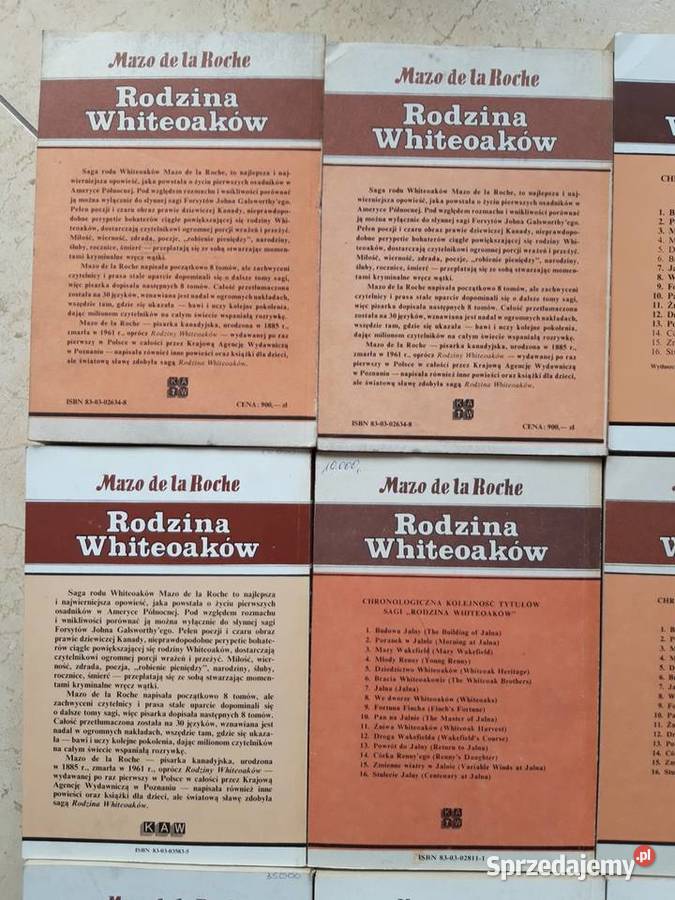 Rodzina Whiteoaków 14 tomów 1989 Antykwariat Antyki, Sztuka, Kolekcje śląskie Bielsko-Biała