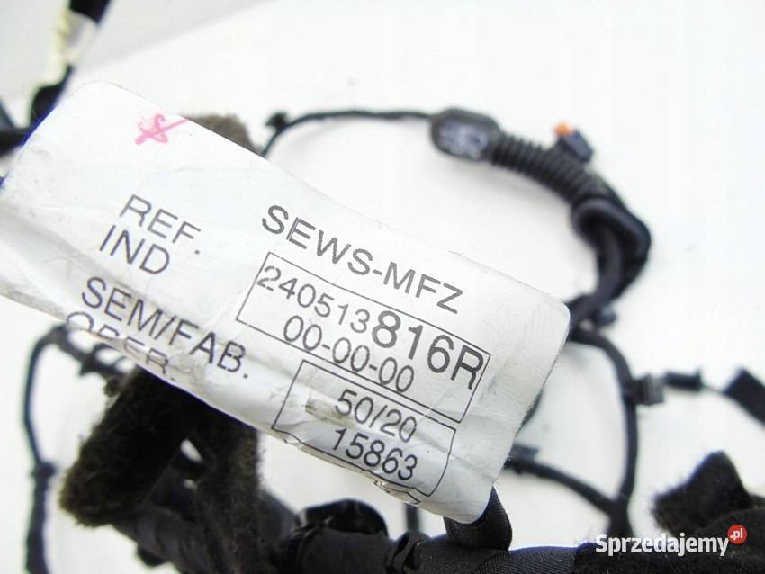 Wiązka elektryczna klapy bagażnika Renault Pozostałe Sosnowiec