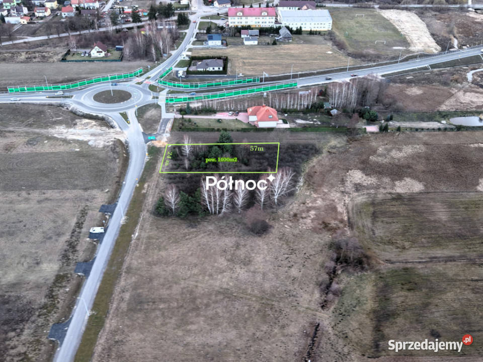 Działka budowlana w Ciciborze Dużym 1400m2 Cicibór Duży