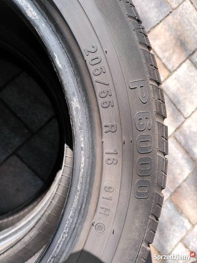 Sprzedam 2 opony PIRELLI P 6000 2055516 Opony Ostrów Wielkopolski