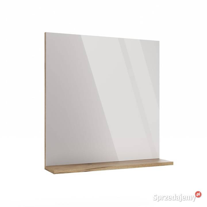 Lustro łazienkowe z półką TIGO 60x615 Dąb Evoke