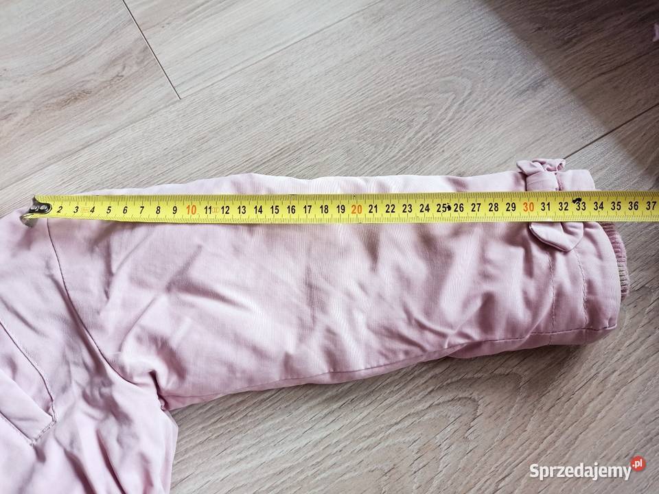 Kurtka parka zimowa dziewczęca różowa 104 Dla Dziecka