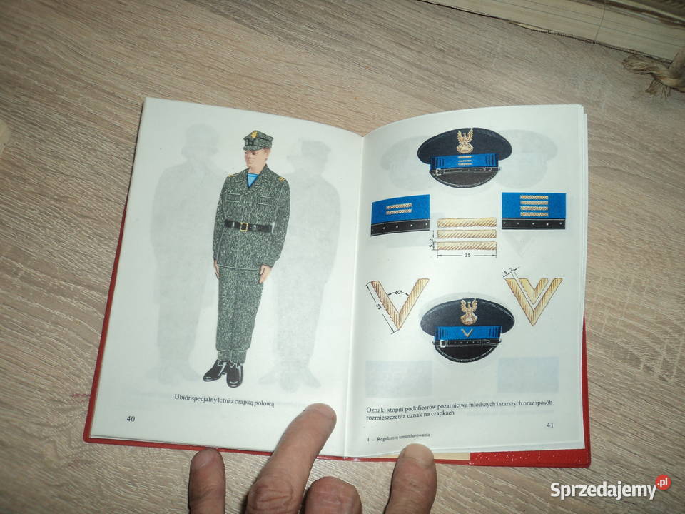 Regulamin umundurowania funkcjonariuszy hobby, kolekcjonerstwo małopolskie Nowy Sącz