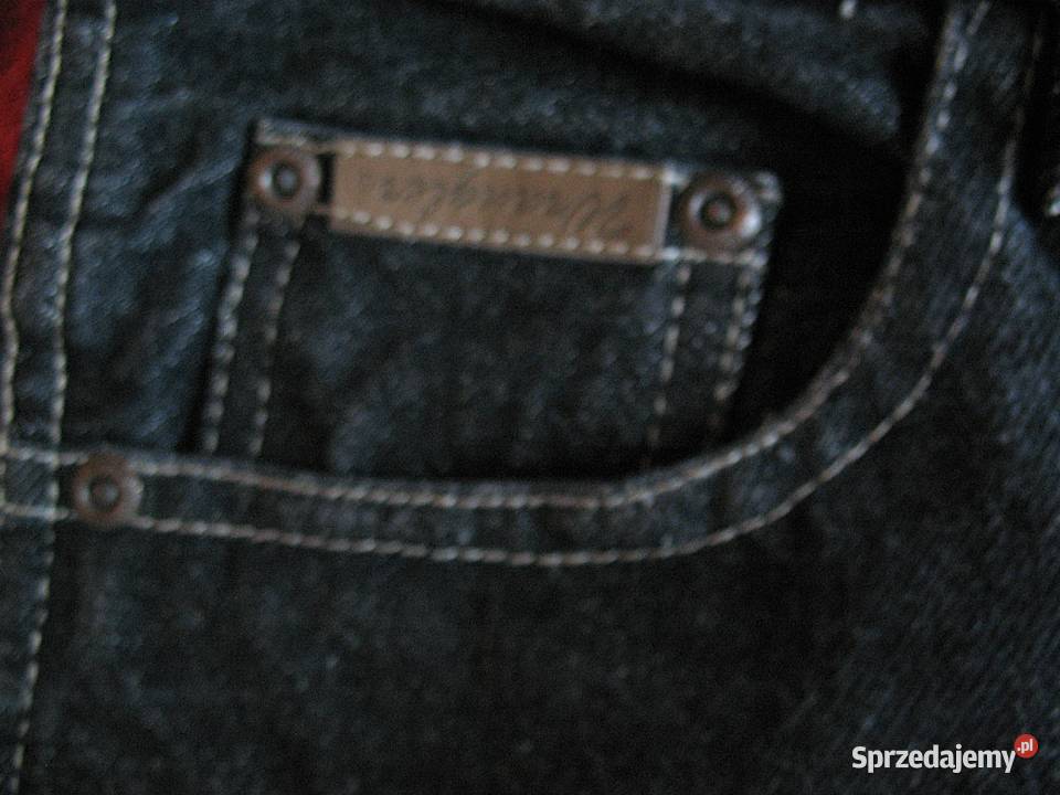 Spodnie czarne jeans męskie W 27 L30 pas 74 Siedlce