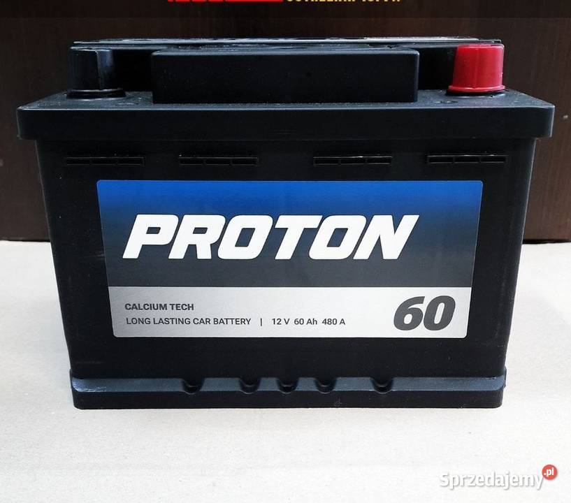 PROTON 60Ah 480A akumulator CHEŁM 696684219 AWP Chełm