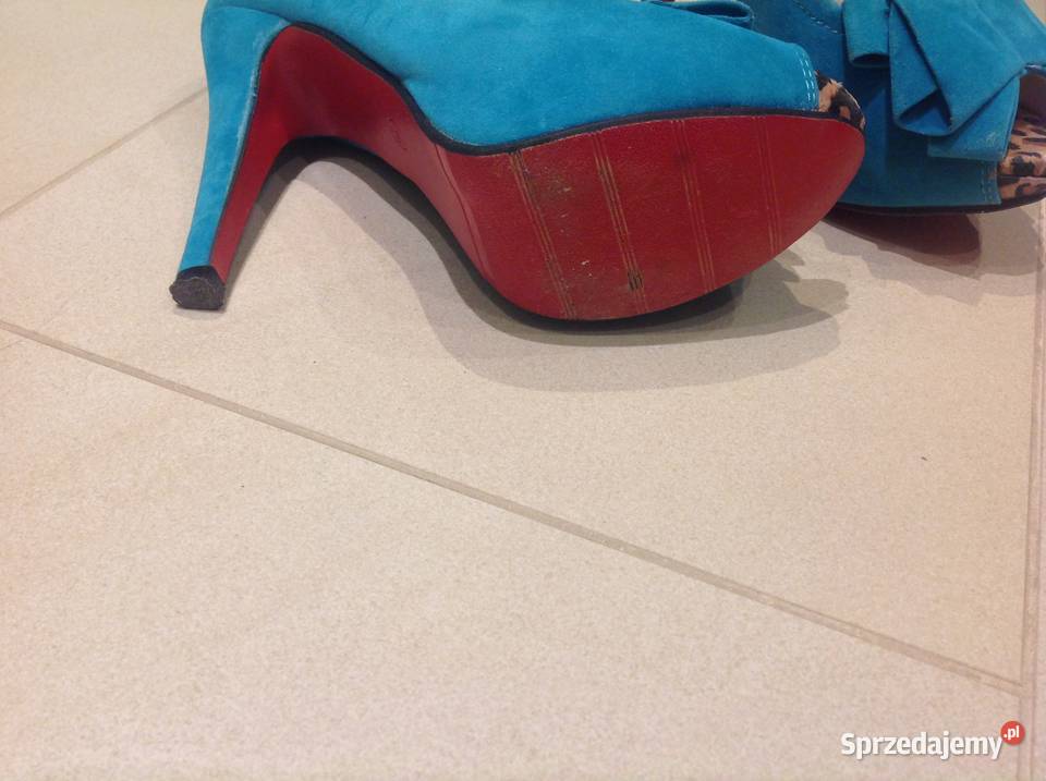 Szpilki zamszowe Ukryty Koturn damskie r 36 Nowa Sól