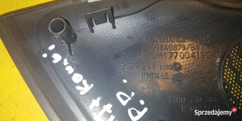 osłona głośnika z deski Renault Megane 1 lift HB Wyposażenie wnętrza łódzkie Piotrków Trybunalski