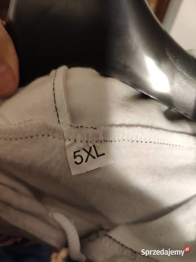 Ogromna nowa bluza lekko ocieplana 5XL kremowa Rozmiar 4XL Kraków sprzedam