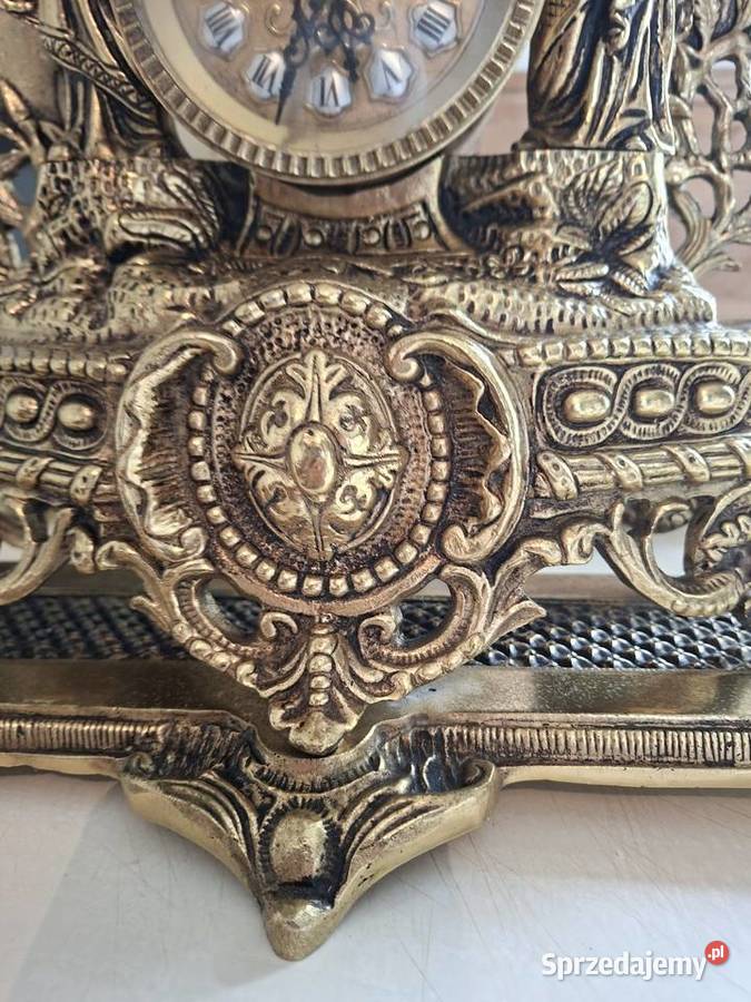 Mosiężny zegar kominkowy Rzeszów