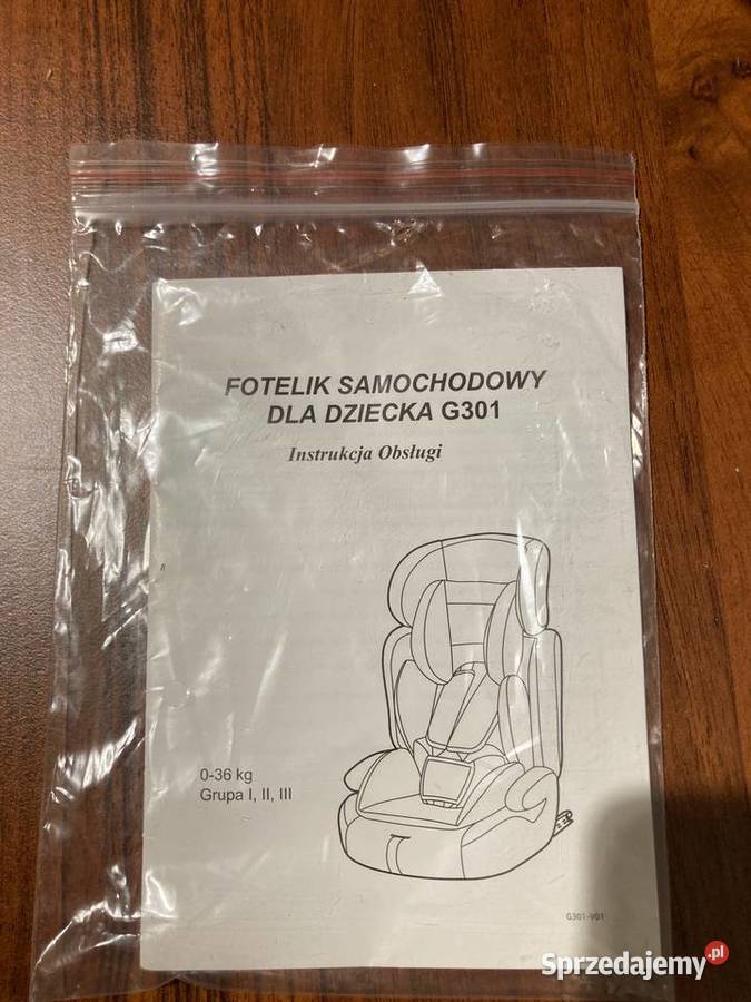 Fotelik samochodowy dziecka G301 BabyCoo małej Kraków sprzedam
