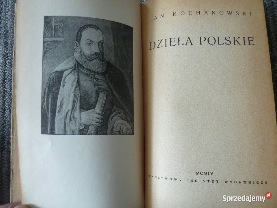 Dzieła Polskie komplet 3 tomy Jan Kochanowski Warszawa