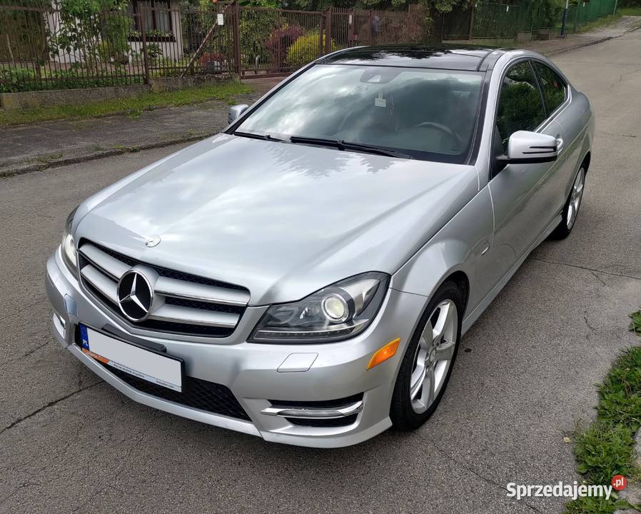 MercedesBenz C250 w204 Coupe 2012r panorama Mercedes-Benz Kraków