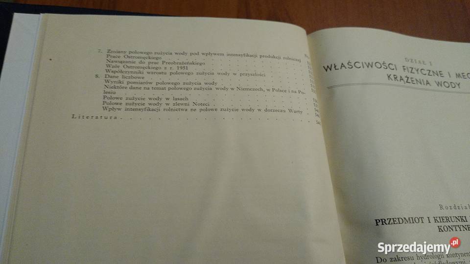 Hydrologia kontynentalna Cz 2 Fizyka wody Dębski pomorskie